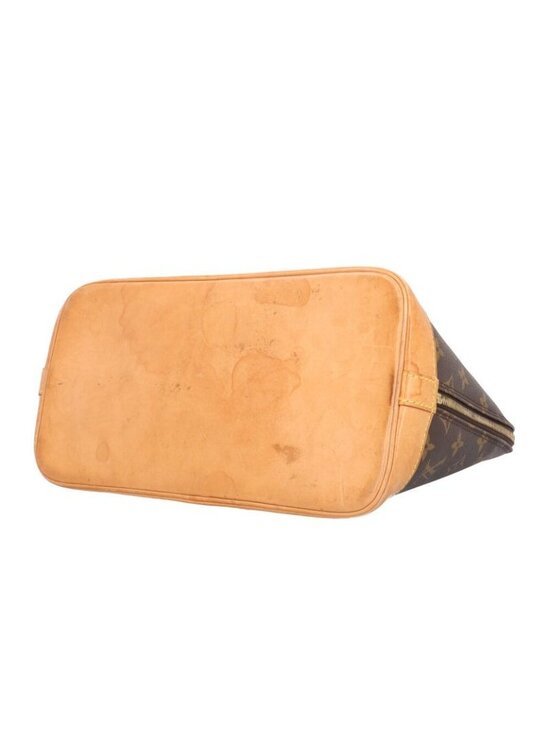 Louis Vuitton Alma Monogram Handbag Canvas Brown - Picture 7 of 10